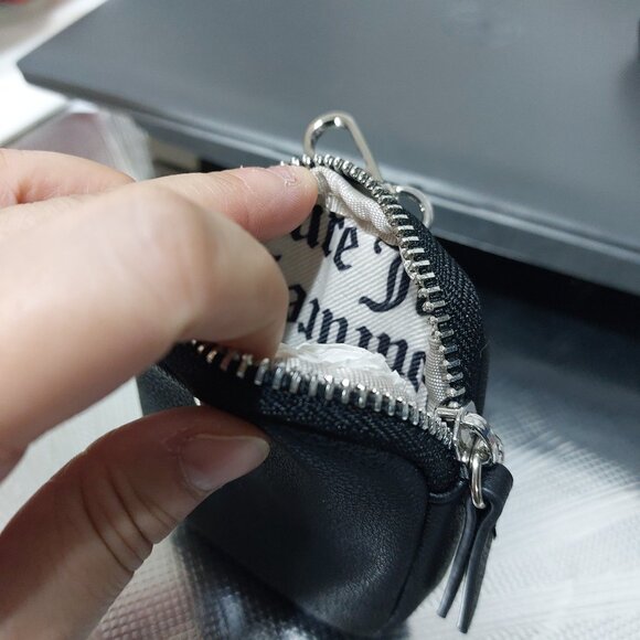 Juicy Couture Mini Heart Clip On Bag Coin Purse Mini Wallet Bag Charm 2 colors - Picture 8 of 10